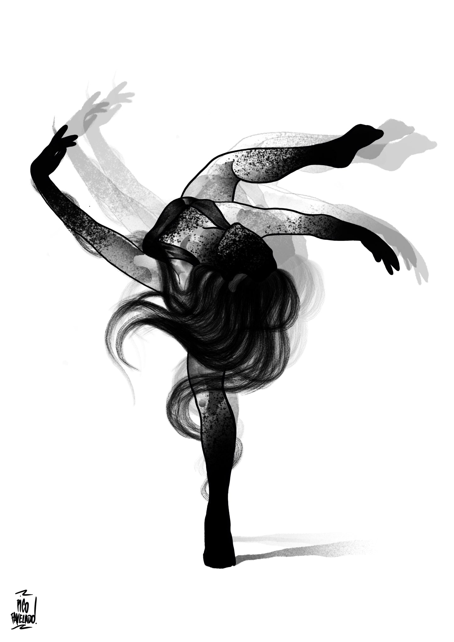 Dancer B&W
