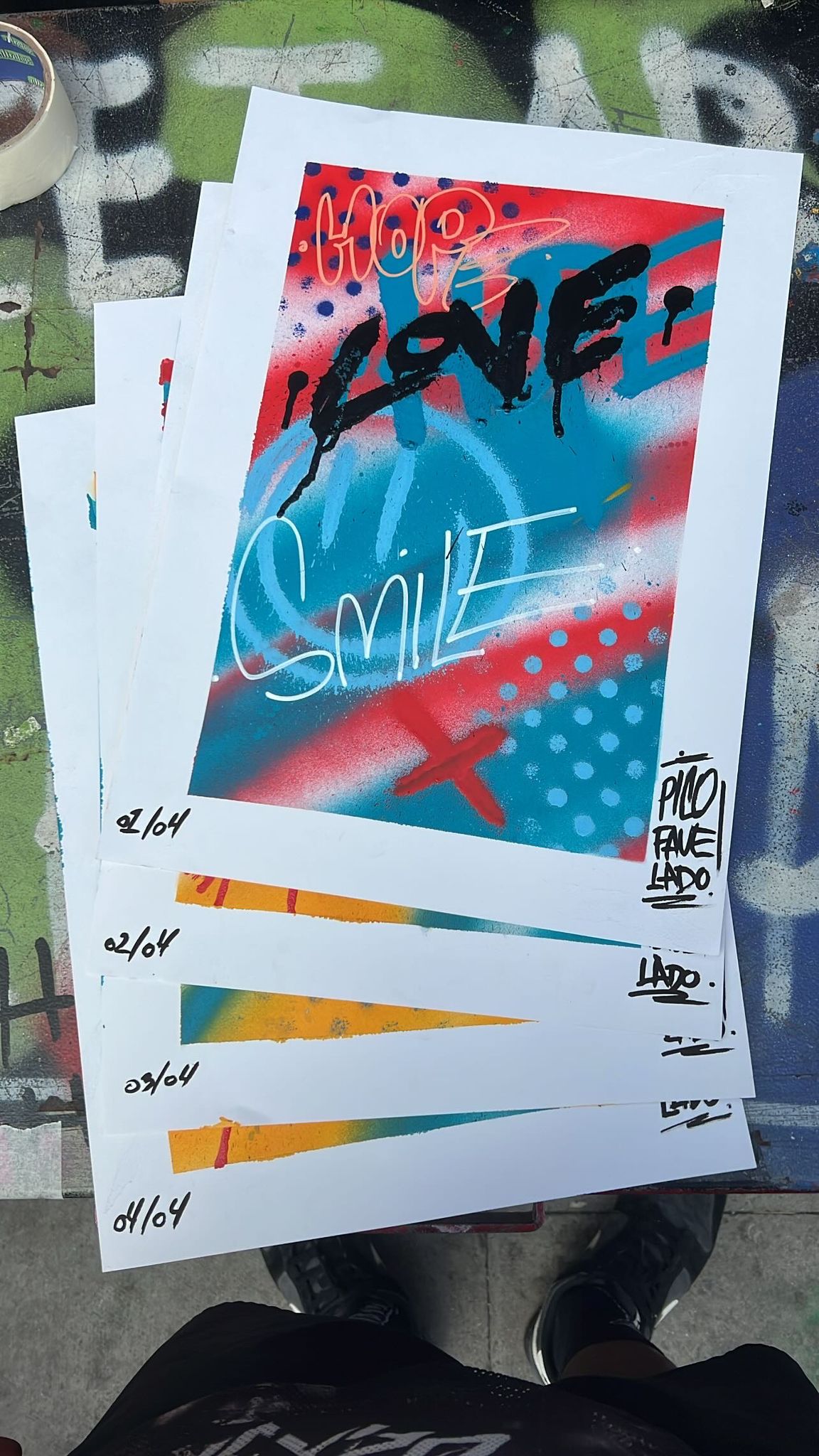 Urban Vibes Collection – Hand-Sprayed Art with Heart