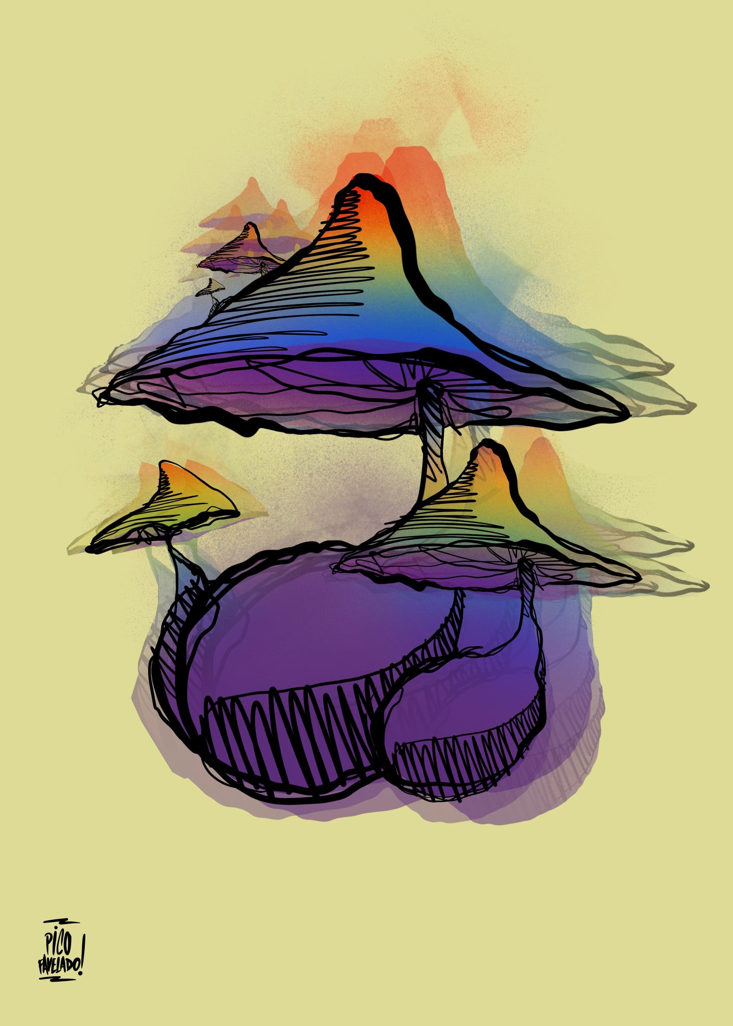 Purple Mushroom